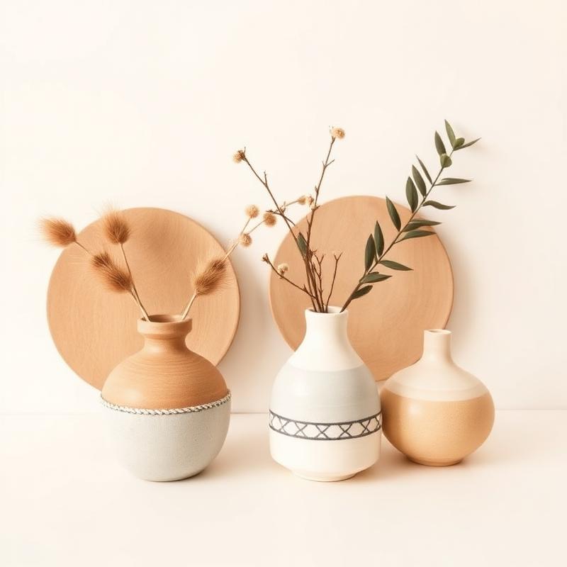 Stoneware Bud Vase Set